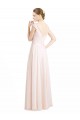 Sleeveless Sweetheart Open Back Soft Chiffon & Lace A-Line Bridesmaid Dress Newcastle