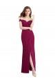Sleeveless Off the Shoulder Soft Chiffon & Lace Mermaid Bridesmaid Dress / Formal Dress Newcastle
