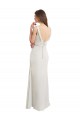 Sleeveless Boat Neck V-Back Soft Chiffon & Satin Mermaid Bridesmaid Dress Newcastle