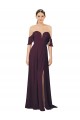 Cold Shoulder Sweetheart Soft Chiffon Sheath Formal Dress / Bridesmaid Dress Newcastle