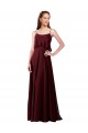 Sleeveless Spaghetti Straps Chiffon A-Line Bridesmaid Gowns Newcastle