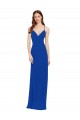 Sleeveless Spaghetti Straps Keyhole Back Soft Chiffon A-Line Bridesmaid Dress / Formal Dress Newcastle