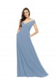 Sleeveless Off the Shoulder Chiffon A-Line Bridesmaid Dress / Evening Gowns Newcastle