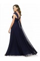 Sleeveless Dark Navy Sweetheart Chiffon A-Line Bridesmaid Gowns Newcastle