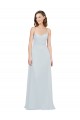 Sleeveless Frost Spaghetti Straps Soft Chiffon A-Line Bridesmaid Dress Newcastle