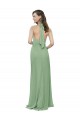 Sleeveless Halter Neck Soft Chiffon A-Line Formal Dress / Bridesmaid Dress Newcastle