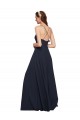 Sleeveless Spaghetti Straps Criss Cross Open Back Soft Chiffon A-Line Bridesmaid Dresses Newcastle