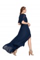 Flutter Sleeves V-Neck Soft Chiffon A-Line Bridesmaid Dress / Formal Dress Newcastle