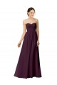 Sleeveless Grape Sweetheart Chiffon A-Line Bridesmaid Dress / Evening Dress Newcastle