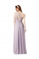 Sleeveless Grape One Shoulder Chiffon A-Line Bridesmaid Dress Newcastle