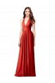 Sleeveless Halter Neck Open Back Soft Chiffon A-Line Bridesmaid Dress / Formal Dress Newcastle