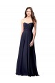 Sleeveless Sweetheart Open Back Soft Chiffon A-Line Evening Dress / Bridesmaid Dress Newcastle