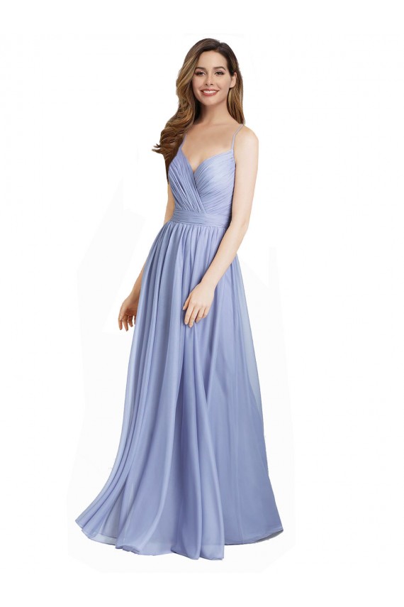 Sleeveless Sweetheart Open Back Chiffon & Lace A-Line Bridesmaid Dress / Evening Dress Newcastle