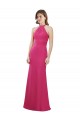Sleeveless Halter Neck Criss Cross Open Back Soft Chiffon A-Line Bridesmaid Dress Newcastle