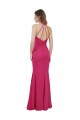 Sleeveless Halter Neck Criss Cross Open Back Soft Chiffon A-Line Bridesmaid Dress Newcastle