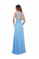 Sleeveless Halter Open Back Chiffon A-Line Bridesmaid Dress / Evening Dress Newcastle