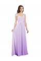 Sleeveless Lilac One Shoulder Chiffon A-Line Bridesmaid Dress / Evening Dress Newcastle