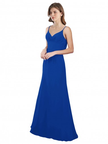 Sleeveless Sweetheart Low Back Soft Chiffon A-Line Evening Dress / Bridesmaid Dress Newcastle