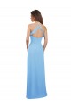 Sleeveless Periwinkle Spaghetti Straps Open Back Soft Chiffon A-Line Bridesmaid Dress Newcastle