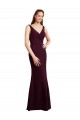Sleeveless V-Neck Low Back Soft Chiffon Mermaid Bridesmaid Dress Newcastle