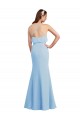 Sleeveless Spaghetti Straps Low Back Soft Chiffon Mermaid Bridesmaid Dress Newcastle