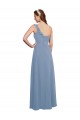 Sleeveless One Shoulder Chiffon A-Line Formal Dress / Bridesmaid Dress Newcastle