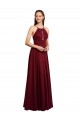 Sleeveless Spaghetti Straps Open Back Chiffon A-Line Bridesmaid Dress / Evening Dress Newcastle