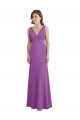 Sleeveless Dahlia V-Neck Low Back Soft Chiffon A-Line Bridesmaid Dress Newcastle