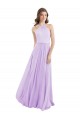 Sleeveless Lilac Halter Neck Chiffon A-Line Bridesmaid Dress / Evening Dress Newcastle