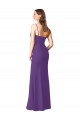 Sleeveless Plum Purple Sweetheart Low Back Soft Chiffon A-Line Bridesmaid Dress Newcastle