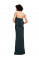 Sleeveless Black Sweetheart Soft Chiffon Sheath Bridesmaid Dress Newcastle