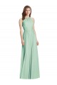 Sleeveless Halter Neck Open Back Soft Chiffon A-Line Semi Formal Evening Dress / Bridesmaid Dress Newcastle