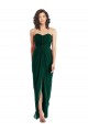 Sleeveless Ever Green Sweetheart Low Back Soft Chiffon A-Line Bridesmaid Dress Newcastle