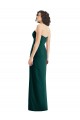 Sleeveless Ever Green Sweetheart Low Back Soft Chiffon A-Line Bridesmaid Dress Newcastle