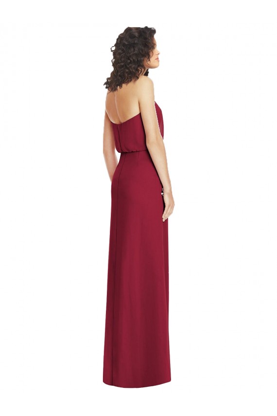 Sleeveless Sweetheart Low Back Soft Chiffon A-Line Formal Dress / Bridesmaid Dress Newcastle