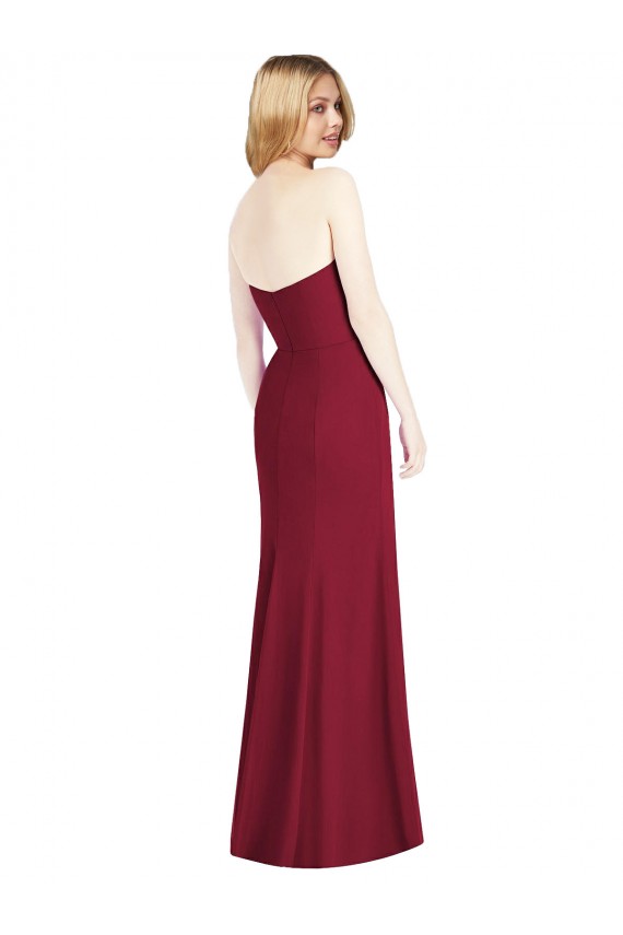 Sleeveless Desert Rose Sweetheart Soft Chiffon Trumpet Bridesmaid Dress Newcastle
