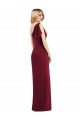 Sleeveless Olive Green One Shoulder Soft Chiffon Trumpet Bridesmaid Dress Newcastle