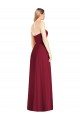 Sleeveless V-Neck Soft Chiffon Trumpet Semi Formal Evening Dress / Bridesmaid Dress Newcastle