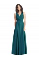 Sleeveless Hunter V-Neck V-Back Chiffon A-Line Wedding Party Dress Newcastle