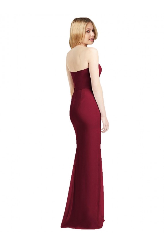 Sleeveless Hunter Sweetheart Soft Chiffon Trumpet Bridesmaid Dress Newcastle