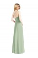 Sleeveless Spaghetti Straps V-Back Chiffon A-Line Bridesmaid Dress / Evening Dress Newcastle