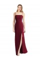 Sleeveless Spaghetti Straps Tie Back Soft Chiffon Trumpet Bridesmaid Dress Newcastle