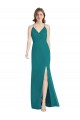 Sleeveless Spaghetti Straps Criss Cross Back Soft Chiffon Mermaid Bridesmaid Dress Newcastle