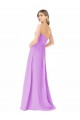Sleeveless Violet Strapless Soft Chiffon A-Line Bridesmaid Dress Newcastle