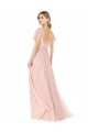 Cap Sleeves Square Neck Soft Chiffon A-Line Formal Dress / Bridesmaid Dress Newcastle