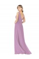Sleeveless V-Neck Soft Chiffon A-Line Bridal Party Dress Newcastle