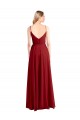 Sleeveless Spaghetti Straps V-Back Luxe Chiffon A-Line Bridesmaid Dress Newcastle