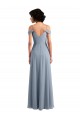 Sleeveless Off the Shoulder Chiffon A-Line Formal Dress / Bridesmaid Dress Newcastle