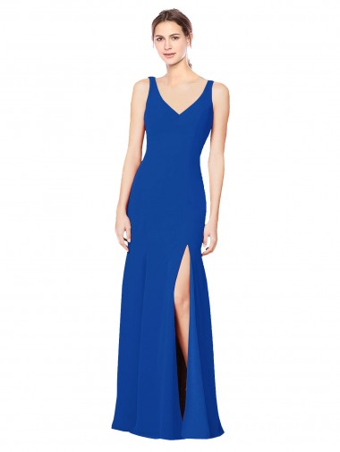 Sleeveless Sweetheart Low Back Chiffon Sheath Bridesmaid Dress / Evening Dress Newcastle