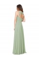 Sleeveless Sweetheart Open Back Soft Chiffon A-Line Formal Dress / Bridesmaid Dress Newcastle
